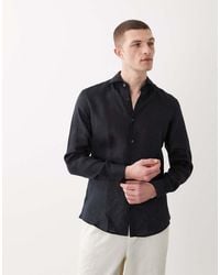 Mango - 100% Linen Relaxed Shirt - Lyst