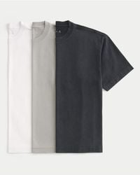 Hollister - Boxy Heavyweight Crew T-Shirt 3-Pack - Lyst