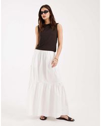 ASOS - Single Tiered Boho Maxi Skirt - Lyst