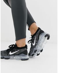 Nike Черные Кроссовки Vapormax Flyknit-черный