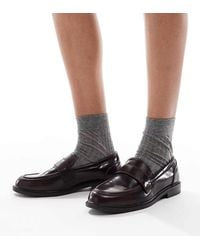 SEQWL Wide Fit - Cadilliac Penny Loafers - Lyst