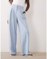 New Look - Tailored Wide Leg Trousers - Lyst