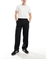 Jack & Jones - Wide Leg Pleat Front Smart Trouser - Lyst
