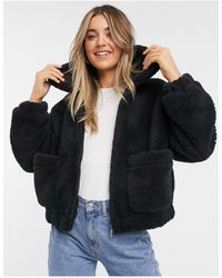 pull and bear teddy bear jacket