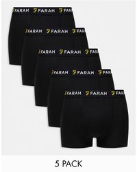 Farah - – chorley – 5er-pack eng geschnittene boxershorts - Lyst