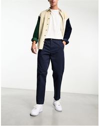 Polo Ralph Lauren - Prepster - pantalon chino plat en sergé coupe oversize classique - Lyst