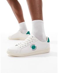 Fred Perry - B721 - baskets en cuir - /vert - Lyst