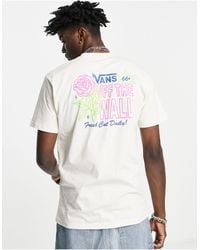Vans T-shirt With Dragon Back Print In Black Vn0a3hxtblk1 for Men | Lyst UK