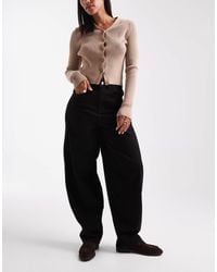 Vero Moda - Kirsa High Waist Barrel Leg Jeans - Lyst