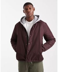 Brave Soul - Padded Button-down Short Jacket - Lyst