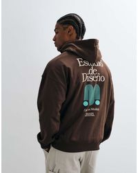 Only & Sons - Relaxed Fit Hoodie With Deseno Back Print - Lyst