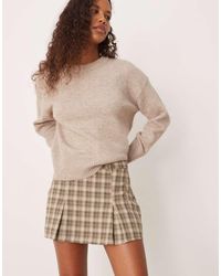 ASOS - Tailored Box Pleat Mini Skort - Lyst