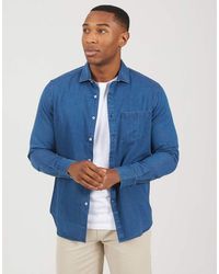Brave Soul - Long Sleeve Denim Shirt - Lyst