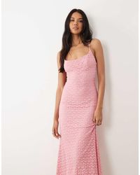 Bardot - Louisa Exclusive Cami Floral Mesh Midi Dress - Lyst
