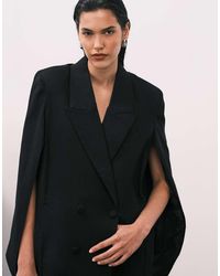 WeWoreWhat - Cape Sleeve Double Breasted Blazer - Lyst