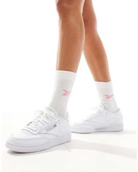 Reebok - Zapatillas Blancas Club C 85 De - Lyst