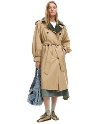 Desigual - Detachable Two-Tone Trench Coat - Lyst
