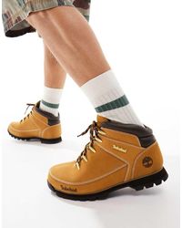 Timberland - Botas De Senderismo Color Trigo De Nobuk Euro Sprint De -Beis Neutro - Lyst