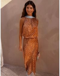 Never Fully Dressed - Sleeveless Halter Neck Top Co-Ord - Lyst