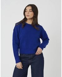 Brave Soul - Loose Fit Exposed Seam Jumper - Lyst
