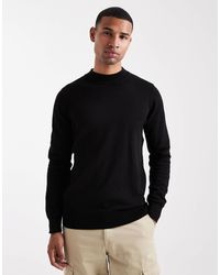 Brave Soul - Fitted High Neck Jumper - Lyst