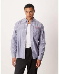 Abercrombie & Fitch - Long Sleeve Preppy Chest Graphic Shirt - Lyst