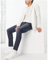 SELECTED - – schmal zulaufende stretch-jeans aus bio-baumwolle mit schmalem schnitt - Lyst