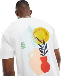 Another Influence - T-shirt coupe carrée à imprimé cannes - Lyst