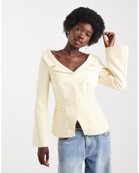 ASOS - Tailored Off Shoulder Blazer - Lyst