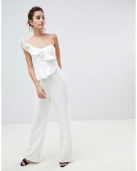 forever new jumpsuit white