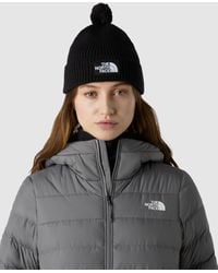 The North Face - Bonnet à pompon avec logo tnf encadré - Lyst