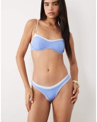 Tala - Contrast Mid Rise Bikini Bottoms - Lyst