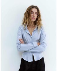 Pull&Bear - – figurbetonte hemdbluse - Lyst