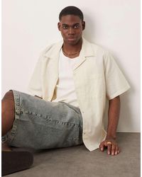 Mango - Linen Mix Relaxed Fit Shirt - Lyst