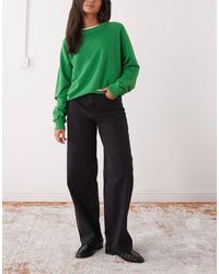 Noisy May - Alexa Mid Rise Straight Leg Jeans - Lyst