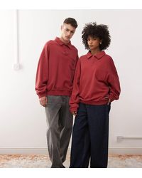 Collusion - Unisex Boxy Polo Sweatshirt - Lyst