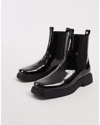 ASOS - Chelsea Boot With Square Toe - Lyst