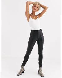 new look leather trousers womens