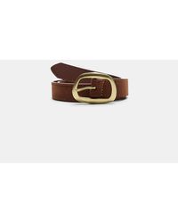 Stradivarius - Cintura Con Fibbia Asimmetrica E Impunture - Lyst