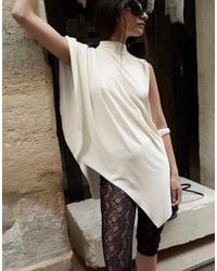 NA-KD - Asymmetric Jersey Top - Lyst