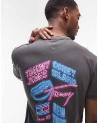 Tommy Hilfiger - Neon Graphic Back Print T-Shirt - Lyst