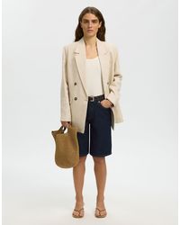 SELECTED - Denim Shorts - Lyst