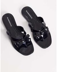 Glamorous - Jelly Flip Flops With Bow - Lyst