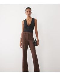 ASOS - Tall Tailored Slinky Flare Trousers - Lyst