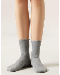 Calzedonia - Non-Elastic Cotton Ankle Socks - Lyst