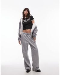 Tommy Hilfiger - Camiseta Negra Con Ribetes Blancos Y Logo De Texto De - Lyst