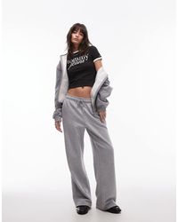 Tommy Hilfiger - T-Shirt Met Gekleurd Randje En Geschreven Logo - Lyst