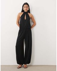 Miss Selfridge - Keyhole Jumpsuit With Picot Trim - Lyst