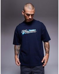 ASOS - Heavyweight Oversized T-Shirt With Printed Paraiso Graphic And Cut A Sew Detail - Lyst