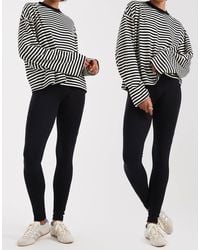 ASOS - Asos Design Tall 2 Pack Basic Jersey Leggings - Lyst
